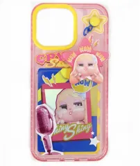 【中古】携帯ジャケット・カバー CRYBABY SHINYシリーズ iPhoneケース 「POP MART」