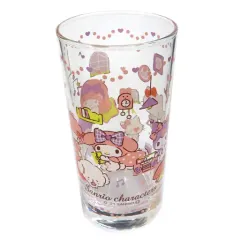 【中古】マグカップ・湯のみ 12.サンリオキャラクターズ タンブラーグラス ピンク 「サンリオ当りくじ サンリオキャラクターズ 当りくじ」