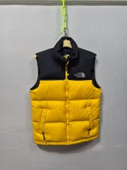 THE NORTH FACE ザノースフェイス ダウン 700 Nuptse(ヌプシ) BEST ベスト イェロー/ブラック 90