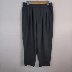 BEAMS ビームス スラックス パンツ 無地 チャコール Mサイズ メンズ 古着 シンプル シティーボーイのサムネイル
