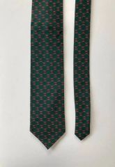 極美品】GUCCI （グッチ）ネクタイ ブラック グリーン ドット柄 - メルカリ