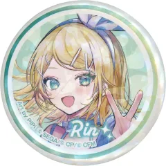 【中古】バッジ・ピンズ 鏡音リン 「プロジェクトセカイ カラフルステージ! feat. 初音ミク×ローソン ホログラム缶バッジ A」