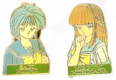 【中古】バッジ・ビンズ 虹野沙希＆美樹原愛(Hセット) ときめきピンズコレクションセカンドシリーズ 「ときめきメモリアル」
