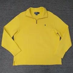ポロラルフローレン ハーフジップアップ 長袖Tシャツ メンズ105サイズ