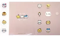 【中古】クリアファイル フェイス整列 ダイカットカバー付き2PA4クリアファイル 「ちいかわ なんか小さくてかわいいやつ」のサムネイル