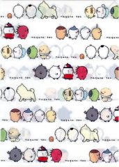 ナガノキャラクターズ クリアファイル ちいかわ 自分ツッコミくま
