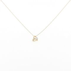 k18 Hello Kitty ハート型ネックレス ダイヤモンド 0.10ct - メルカリ