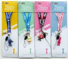 [중고] 스트랩 (캐릭터) 전 4 종 세트 매력있는 목 스트랩 [이치 반 쿠지 TIGER & BUNNY -side TIGER-] I 상