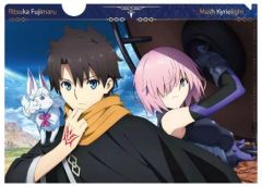 [중고] 클리어 파일 후지마루 타치카 & 마슈 키리에라이트 A4 메탈릭 클리어 파일 [Fate/Grand Order -절대 마수 전선 바빌로니아-]