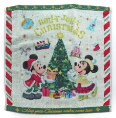【中古】雑貨 ミッキー＆ミニー ウォッシュタオル 「ディズニー・クリスマス2022」 東京ディズニーリゾート限定