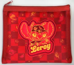 【中古】バッグ リロイ メッシュ フラットポーチ 「Happyくじ Stitch Colorful Kawaii」 E賞
