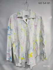 MSGM ペインティング シャツ 実寸 60-64-81のサムネイル