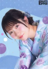 【中古】クリアポスター A4クリアポスター 真中まな 「FRUITS ZIPPER 浴衣すきくじ」 E賞