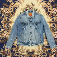 (M)リーバイス Levi's ウォッシュ デニム トラッカー ジャケット