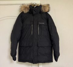 mont-bell ブラック モンベル ローガンダウン 黒 XS 女性Mサイズの 
