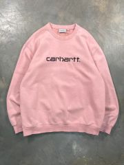 希少 90s カナダ製 Columbiaコロンビア 後染めピンク ダメージ加工L 
