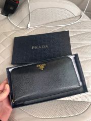 未使用品】PRADA 長財布 ブラック VITELLO MOVE - メルカリ