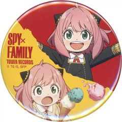 [중고] 배지 핀즈 아냐 포저 (통상 옷 & 사복) [SPY×FAMILY×TOWER RECORDS 트레이딩 캔 배지]