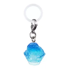 【中古】ストラップ かき氷(ブルーハワイ) 「涼を感じるめじるしアクセサリー」