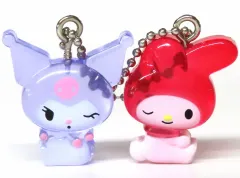 【中古】キーホルダー マイメロディ×クロミ 「サンリオキャラクターズ なかよしドロップチャーム」