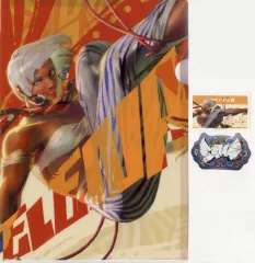 【中古】グッズセット エレナ クリアファイル＆ステッカー 「一番くじ ストリートファイター6」 H賞