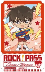 【中古】食玩 ステッカー・シール 1.江戸川コナン 「名探偵コナン ロックフェス!プリズムステッカーガム チケットスタイル」