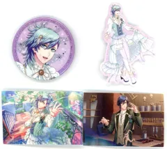 【中古】グッズセット 美風藍＆一ノ瀬トキヤ スターホログラム缶バッジ＆ステッカー3枚セット 「ブロッコリーオンラインくじ うたの☆プリンスさまっ♪ Shining Live オムニバスドラマCD Memorable Stories Ver.」 D-10賞