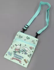 【中古】雑貨 4.シナモロール＆ポチャッコ サコッシュ グリーン 「サンリオ当りくじ シナモロール ポチャッコ当りくじ」