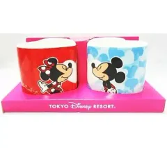 【中古】マグカップ・湯のみ(キャラクター) ミッキー＆ミニー ハート型ペアマグカップ 「ディズニー」 東京ディズニーリゾート限定