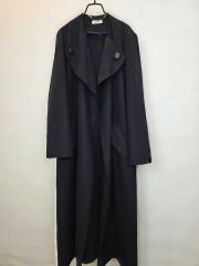 最高級素材ロロピアーナ製カシミヤ100% ドロップショルダー ボタンレス