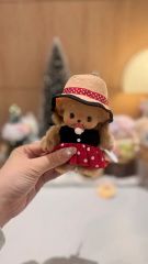 新品タグ付きモンチッチ ぬいぐるみMサイズ 男の子 モヒカンヘア