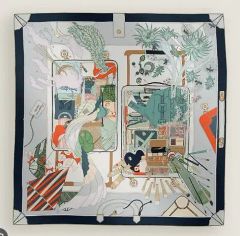 HERMES 2023 完売品 アピベルトジャケット ウール 裏地シルク 本革 