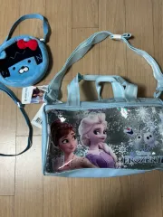 アナと雪の女王 エルサ スパンコール 円筒型 スイムバッグ KAKAO FRIENDS(カカオフレンズ) クロスバック