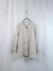 レノマ ツイード ノーカラージャケットのサムネイル