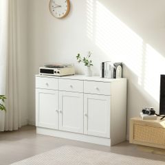 IKEA イダネス サイドボード キャビネット 白 - メルカリ