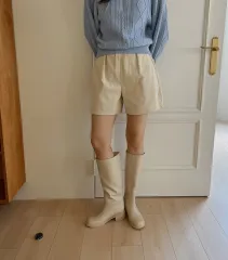 新品 アイボリー ロングブーツ 235サイズ 出品