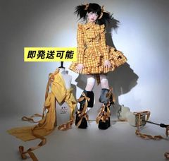 CATCOCOONクラシカルドール 長袖 セットアップ イエローチェック 即納☆新品未使用☆catcocoon クラシカルドール 長袖 シャツ
