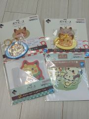 ちいかわ もぐもぐ本舗 和装なみんな 金ピカお守り 新商品 4種類