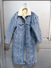 FACETASM ファッセタズム デニム ボア 2wayコート ゆるだぼ - メルカリ
