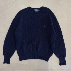 90年代 ポロ ラルフローレン ケーブル ウール ニット