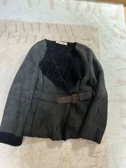 アンノウン 10 レディース リアルムートン ブラック【大きいサイズ 