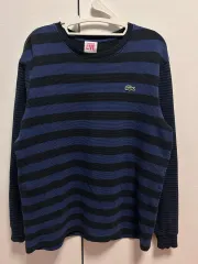 ラコステ ライブ ストライプ 長袖 Tシャツ 100