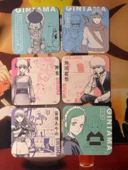 銀魂 原画アートコースター 6種 まとめ