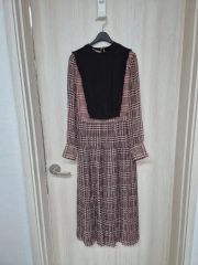 美品✨ブルーレーベルクレストブリッジ 総レース ワンピース