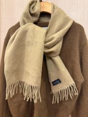 KRISVANASSCHE シルク混マフラー グレー - メルカリ