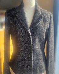 完売品】ZARA レースショートブレザー XS 新品タグつき ライトベージュ