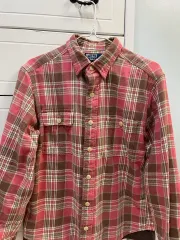 ポロラルフローレン ピンク ブラウン CHECK シャツ (90)
