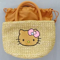 【中古】バッグ ハローキティ かごバッグ 「サンリオキャラクターズ」 HELLO KITTY かごバッグBOOK summer shell ver.付録