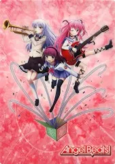 【中古】下敷き [単品] ゆり＆かなで＆ユイ 5周年記念A4クリア下敷き 「C87 Angel Beats! 5周年記念 グッズセット」