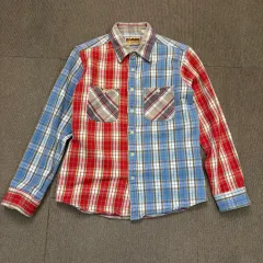camco バイカラー CHECK ヘビー フランネル シャツ m